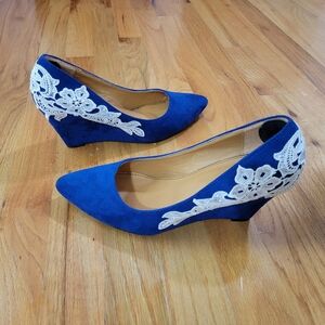 Blue Wedding Shoes
